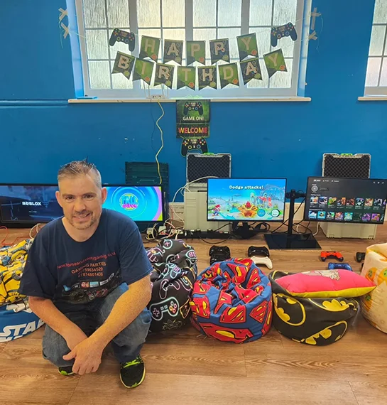 Gareth, founder of Home and Away Gaming