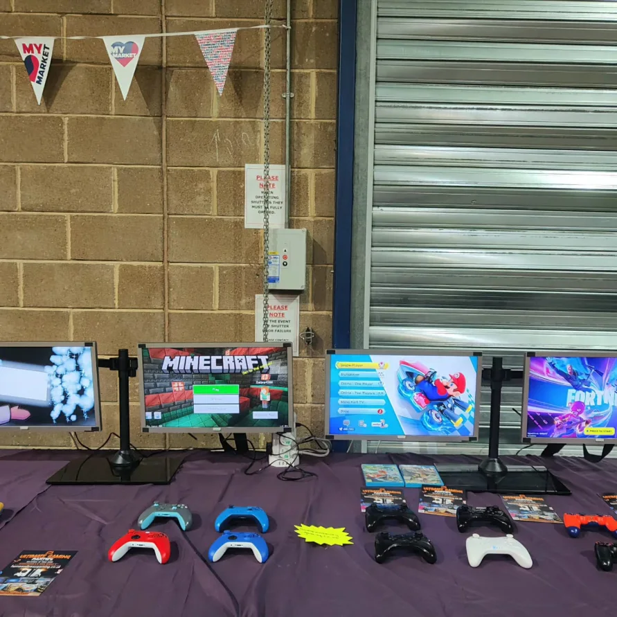 Guests enjoying a hosted gaming party in Eltham
